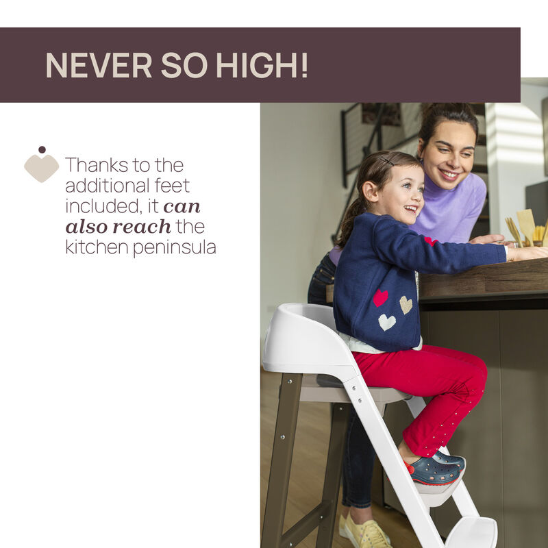 Crescendo Up High Chair Black Re_Lux image number 3